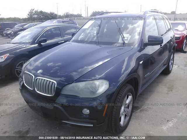 5UXFF0C53ALT76142 - 2010 BMW X5 XDRIVE35D Dark Blue photo 2