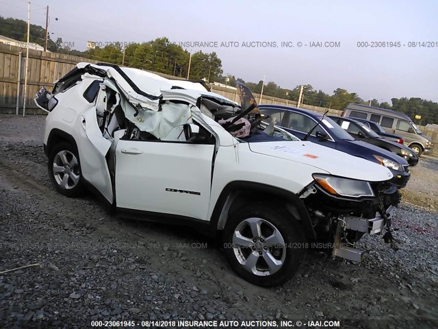 3C4NJCBB7JT194050 - 2018 JEEP COMPASS LATITUDE 白色 照片 1