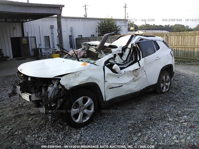 3C4NJCBB7JT194050 - 2018 JEEP COMPASS LATITUDE 白色 照片 2