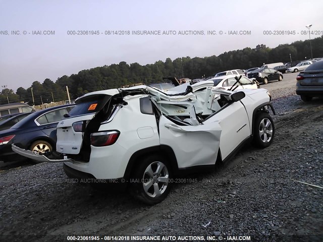 3C4NJCBB7JT194050 - 2018 JEEP COMPASS LATITUDE 白色 照片 4