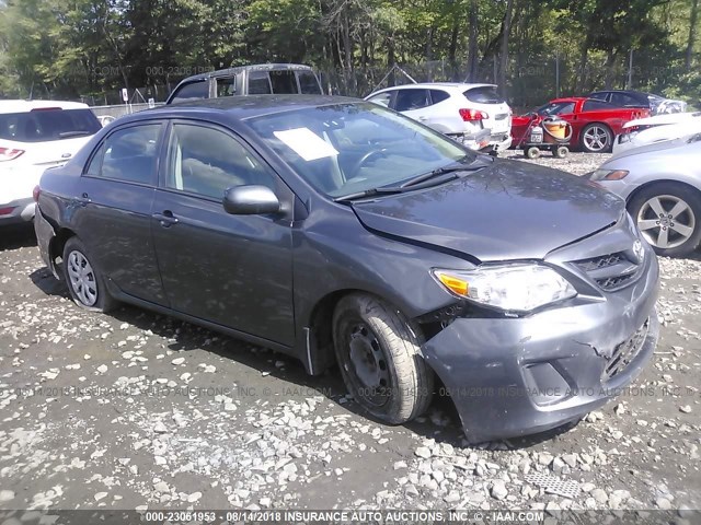 2T1BU4EE7DC030181 - 2013 TOYOTA COROLLA S/LE GRAY photo 1