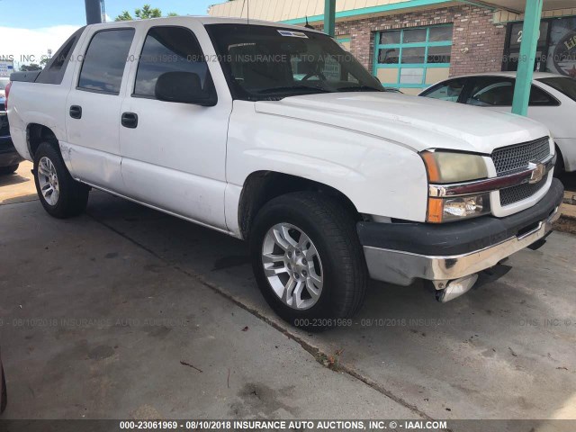 3GNEC12Z05G270869 - 2005 CHEVROLET AVALANCHE C1500 WHITE photo 1