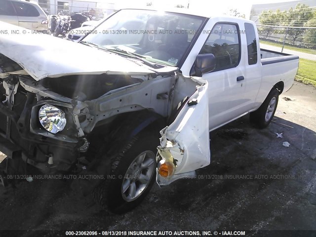 1N6DD26T24C437552 - 2004 NISSAN FRONTIER KING CAB XE WHITE photo 2