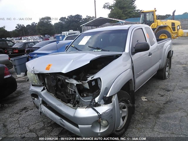 5TETU4GN8AZ691595 - 2010 TOYOTA TACOMA PRERUNNER ACCESS CAB SILVER photo 2