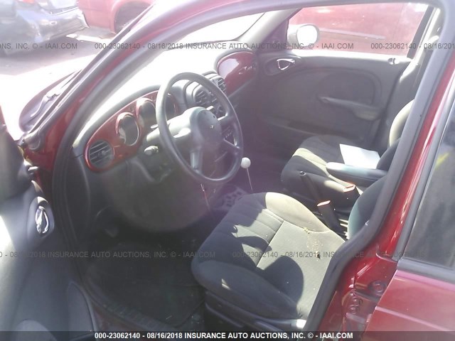 3C4FY48BX3T501291 - 2003 CHRYSLER PT CRUISER CLASSIC 红色 照片 5