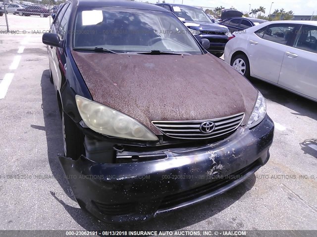 4T1BE32K95U048294 - 2005 TOYOTA CAMRY LE/XLE/SE BLACK photo 6
