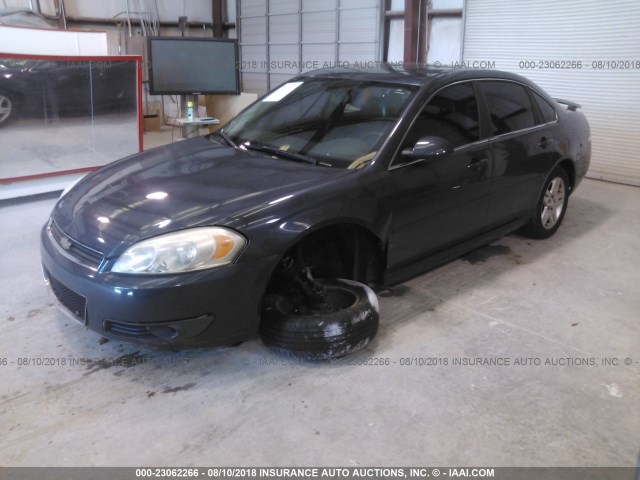 2G1WC57M991128089 - 2009 CHEVROLET IMPALA 2LT GRAY photo 2