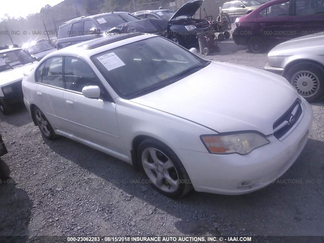 4S3BL626X67218774 - 2006 SUBARU LEGACY 2.5I LIMITED WHITE photo 1