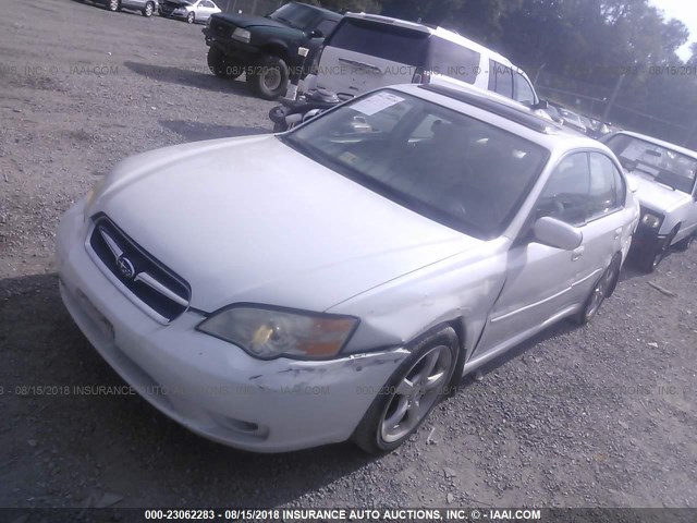 4S3BL626X67218774 - 2006 SUBARU LEGACY 2.5I LIMITED WHITE photo 2