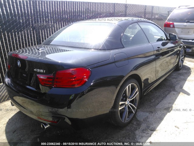 WBA3T3C51FP939538 - 2015 BMW 435 I BLACK photo 4