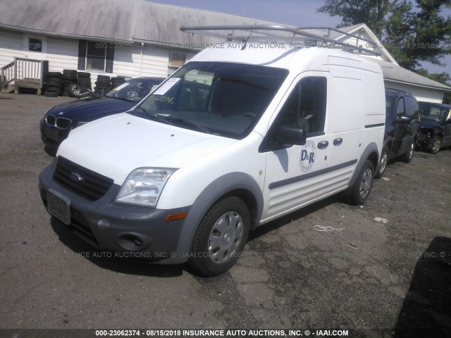 NM0LS7ANXDT168126 - 2013 FORD TRANSIT CONNECT XL WHITE photo 2