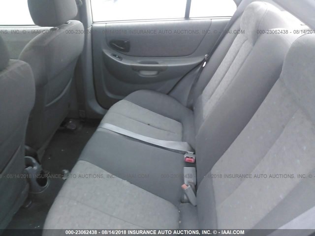 KMHCG45C23U463804 - 2003 HYUNDAI ACCENT GL SILVER photo 8