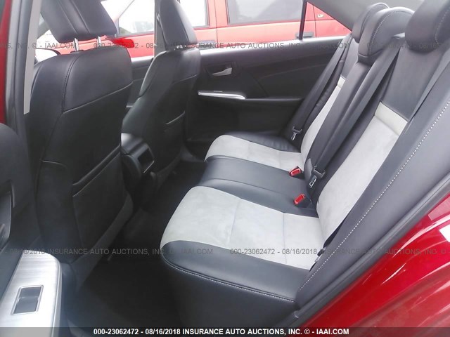 4T1BF1FK3EU738604 - 2014 TOYOTA CAMRY L/SE/LE/XLE 红色 照片 8