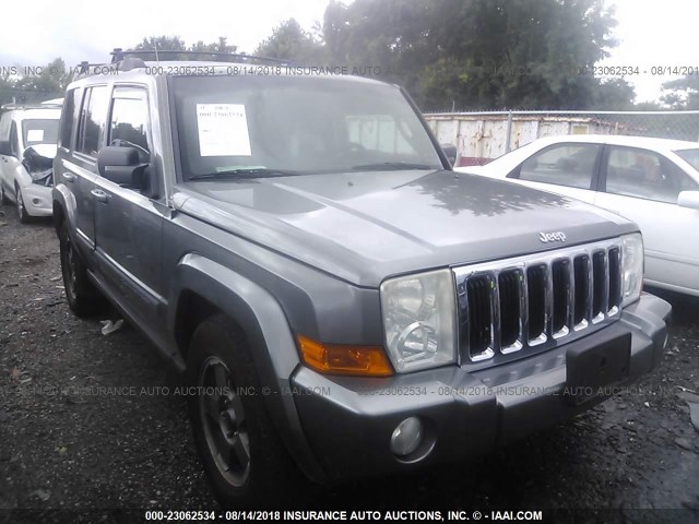 1J8HG48P67C584445 - 2007 JEEP COMMANDER 灰色 照片 1