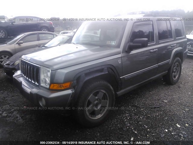 1J8HG48P67C584445 - 2007 JEEP COMMANDER 灰色 照片 2