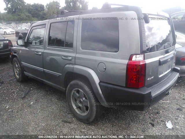 1J8HG48P67C584445 - 2007 JEEP COMMANDER 灰色 照片 3