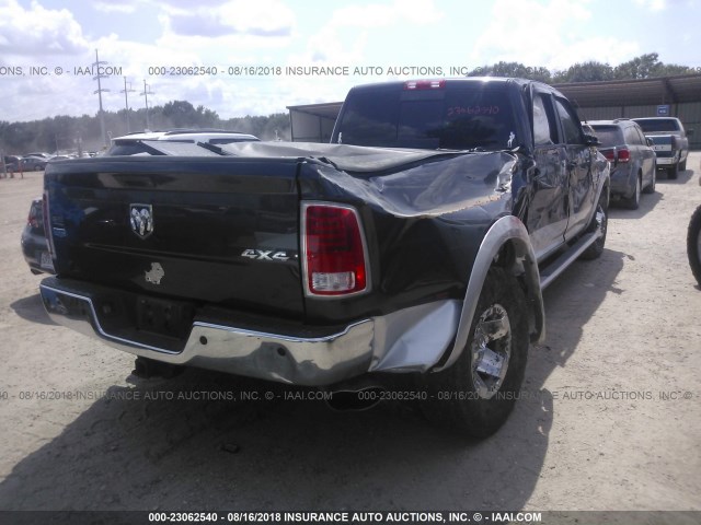 3C63RRJL2EG326375 - 2014 RAM 3500 LARAMIE GRAY photo 4