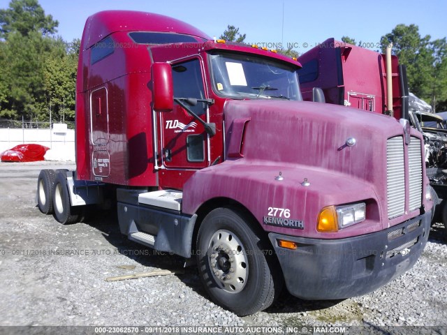 1XKADB9X97J166594 - 2007 KENWORTH T600 T600 RED photo 1