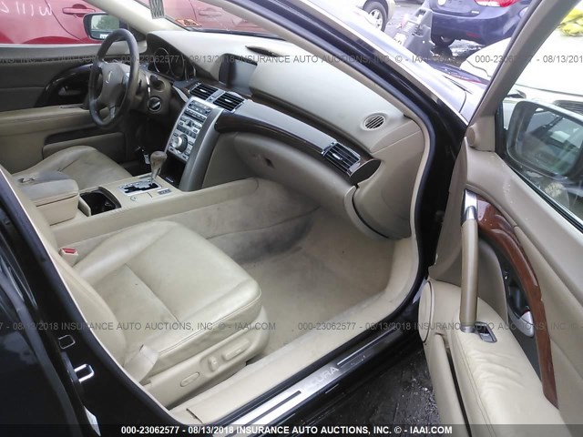 JH4KB16677C002534 - 2007 ACURA RL BLACK photo 5