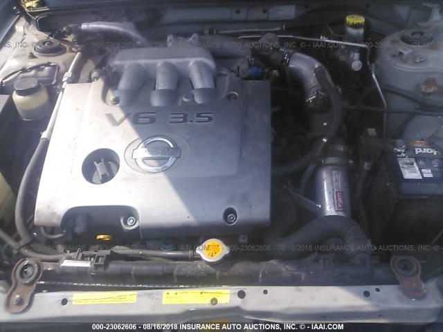 JN1DA31A83T429142 - 2003 NISSAN MAXIMA GLE/SE SILVER photo 10