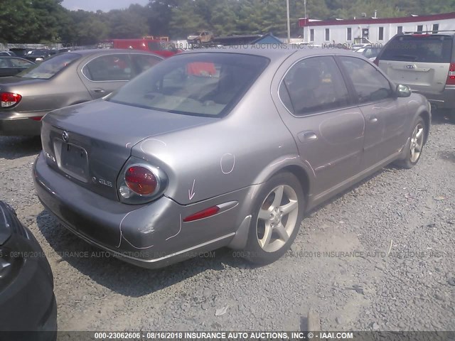 JN1DA31A83T429142 - 2003 NISSAN MAXIMA GLE/SE SILVER photo 4