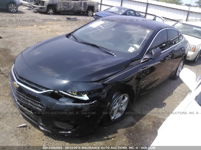 1G1ZB5ST6JF102156 - 2018 CHEVROLET MALIBU LS Qara foto 2