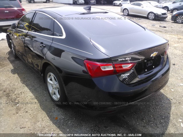 1G1ZB5ST6JF102156 - 2018 CHEVROLET MALIBU LS Qara foto 3