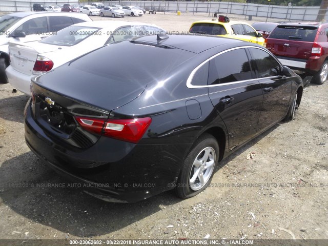 1G1ZB5ST6JF102156 - 2018 CHEVROLET MALIBU LS Qara foto 4