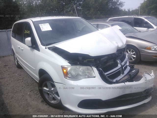 2D4RN3DG7BR617375 - 2011 DODGE GRAND CARAVAN MAINSTREET WHITE photo 1