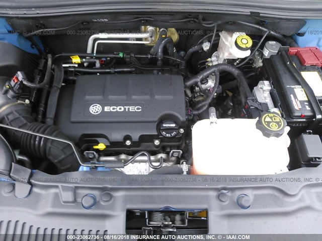 KL4CJBSB6EB741182 - 2014 BUICK ENCORE CONVENIENCE Կապույտ լուսանկար 10