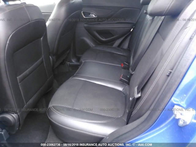 KL4CJBSB6EB741182 - 2014 BUICK ENCORE CONVENIENCE Կապույտ լուսանկար 8