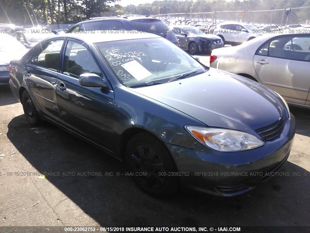 4T1BE32K02U591786 - 2002 TOYOTA CAMRY LE/XLE/SE 绿色 照片 1