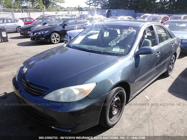 4T1BE32K02U591786 - 2002 TOYOTA CAMRY LE/XLE/SE 绿色 照片 2