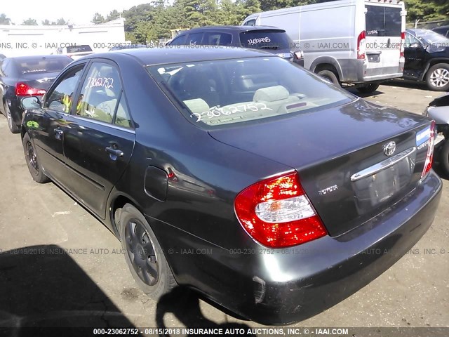 4T1BE32K02U591786 - 2002 TOYOTA CAMRY LE/XLE/SE 绿色 照片 3