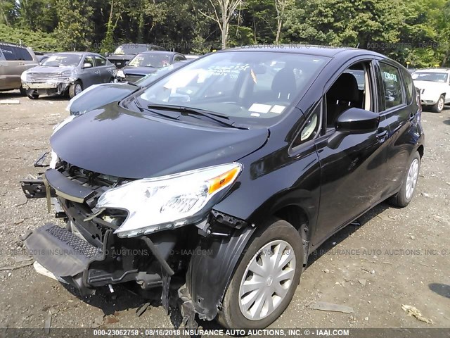 3N1CE2CP9GL374738 - 2016 NISSAN VERSA NOTE S/S PLUS/SV/SL/SR BLACK photo 2