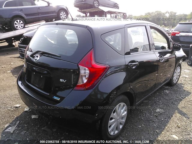 3N1CE2CP9GL374738 - 2016 NISSAN VERSA NOTE S/S PLUS/SV/SL/SR BLACK photo 4