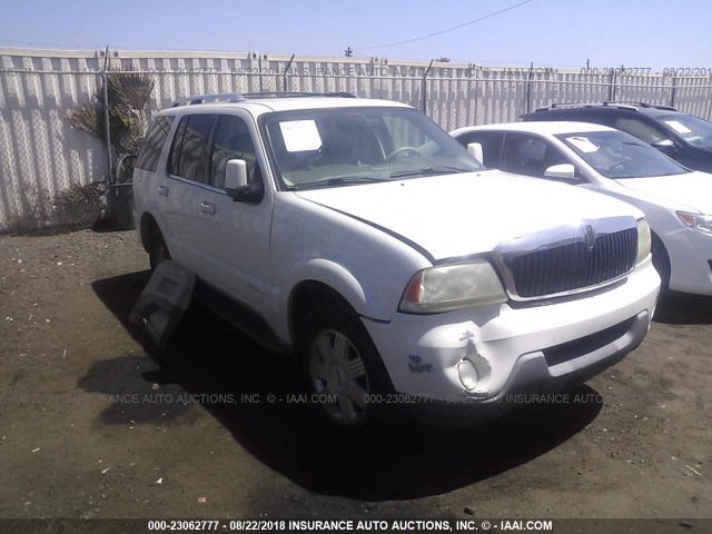 5LMEU68H54ZJ00919 - 2004 LINCOLN AVIATOR 白色 照片 1