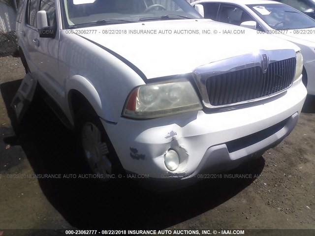 5LMEU68H54ZJ00919 - 2004 LINCOLN AVIATOR 白色 照片 6