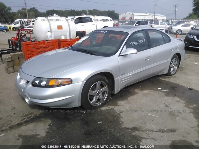 1G2HY54K224151992 - 2002 PONTIAC BONNEVILLE SLE SILVER photo 2