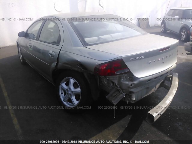 1B3EL46X55N666811 - 2005 DODGE STRATUS SXT GRAY photo 3