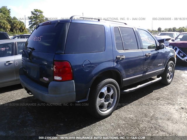 1FMZU62K84ZA67214 - 2004 FORD EXPLORER XLS/XLS SPORT BLUE photo 4