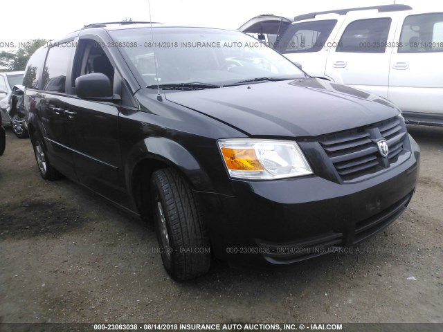 2D4RN3D14AR447938 - 2010 DODGE GRAND CARAVAN HERO BLACK photo 1