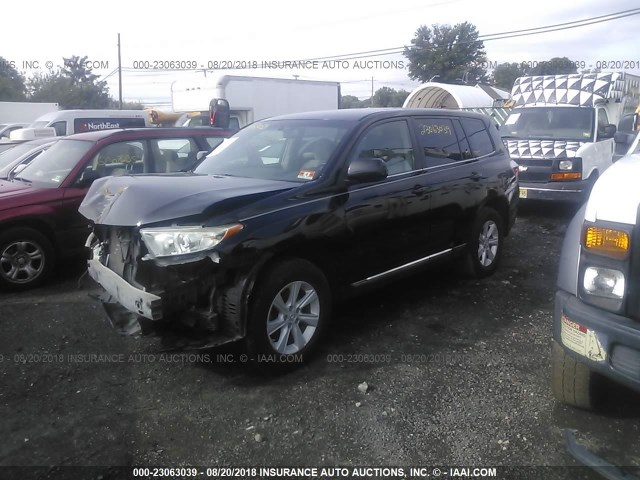 5TDBK3EH8DS222985 - 2013 TOYOTA HIGHLANDER PLUS/SE BLACK photo 2