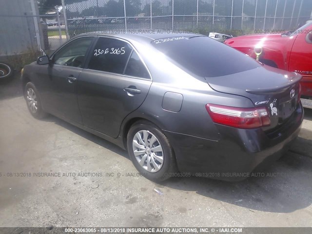 JTNBE46K073050850 - 2007 TOYOTA CAMRY NEW GENERAT CE/LE/XLE/SE GRAY photo 3