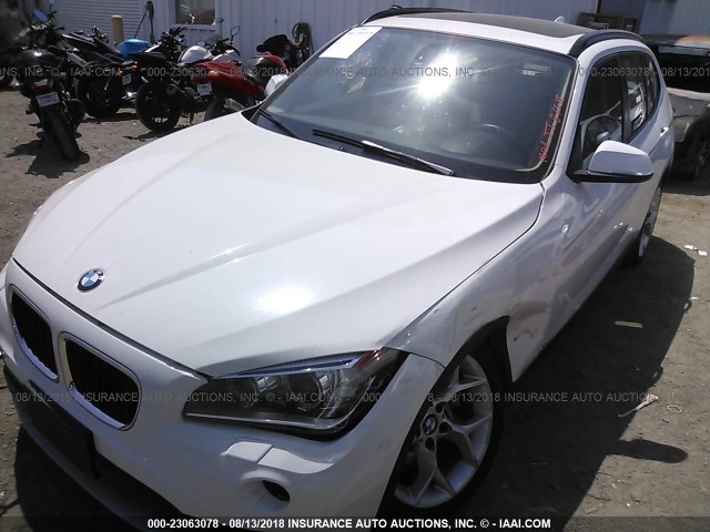 WBAVM5C55DVV89289 - 2013 BMW X1 XDRIVE35I WHITE photo 2