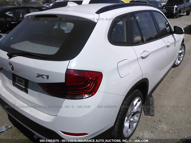 WBAVM5C55DVV89289 - 2013 BMW X1 XDRIVE35I WHITE photo 4