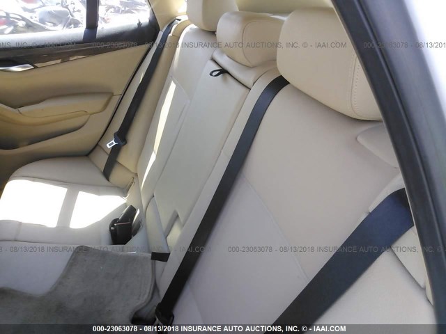 WBAVM5C55DVV89289 - 2013 BMW X1 XDRIVE35I WHITE photo 8