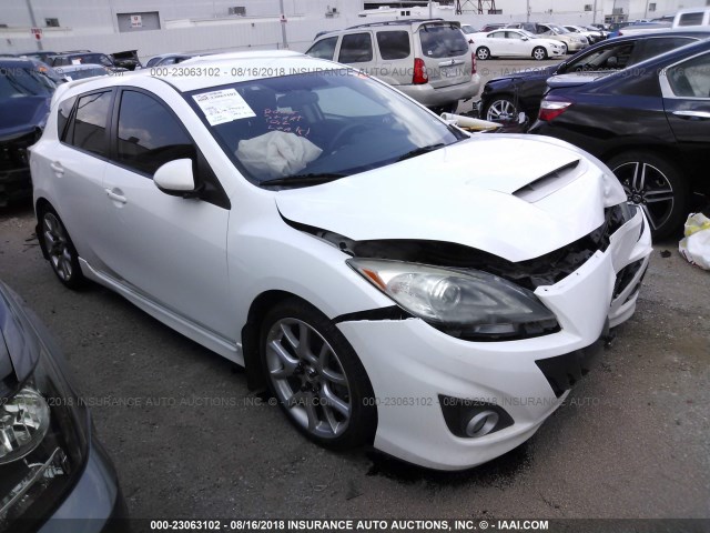 JM1BL1L32C1642648 - 2012 MAZDA SPEED 3 WHITE photo 1