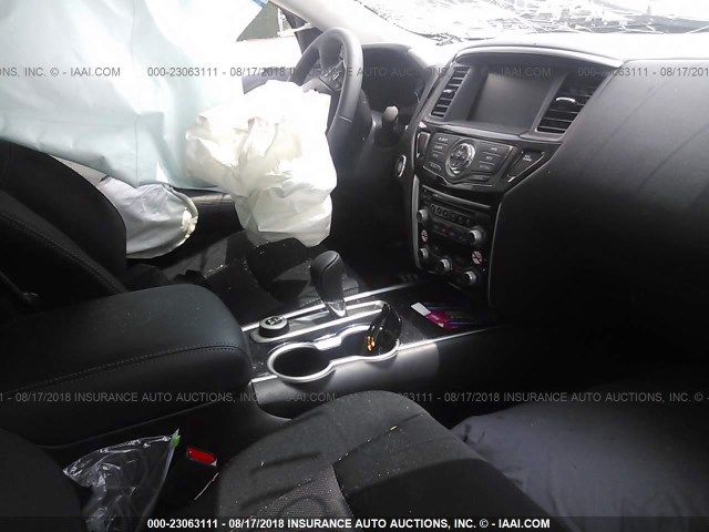 5N1DR2MM7JC670740 - 2018 NISSAN PATHFINDER S/SV/SL/PLATINUM BLACK photo 5