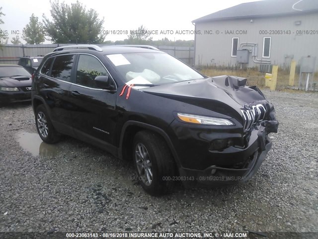 1C4PJMLBXJD614130 - 2018 JEEP CHEROKEE LATITUDE PLUS BLACK photo 1